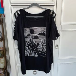 Distressed torrid shirt